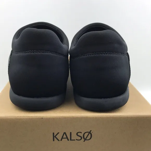 KALSO Mana Black Leather Slip On Earth Shoes NEW In Box
