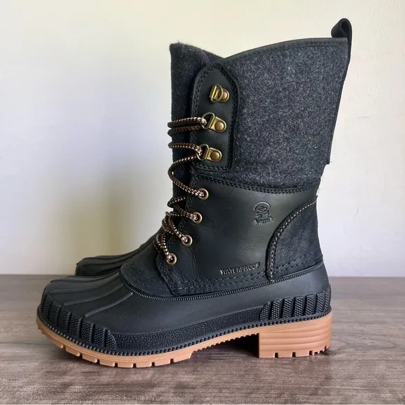 Kamik Sienna 2 Women's Black Waterproof Boot Size 8 SKU#24628