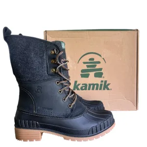 Kamik Sienna 2 Women's Black Waterproof Boot Size 8 SKU#24628