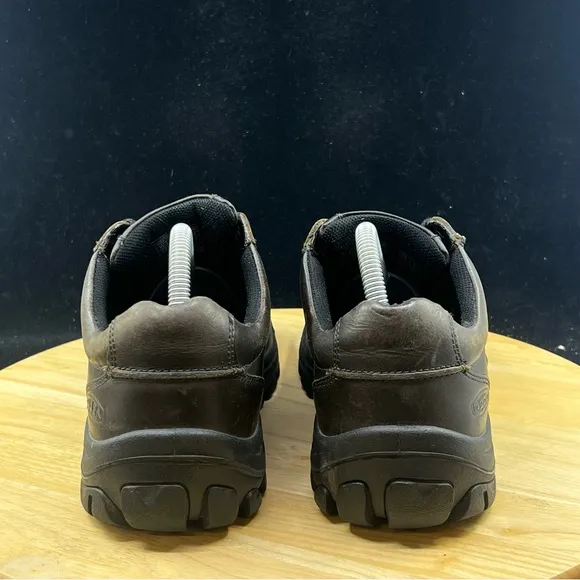 Keen 1007932 Leather Lace-Up Bump Toe Hiking Oxford Sneaker Shoes Mens US 8