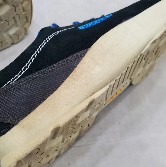 Keen Jasper Hiking shoes men's size 9 black and blue suede lace front baseball