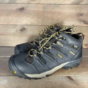 keen lansing mens size 10.5 shoes black steel toe waterproof work boots