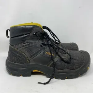 Keen Men’s Black Logandale Waterproof Work Lace Up Boots Size 9.5