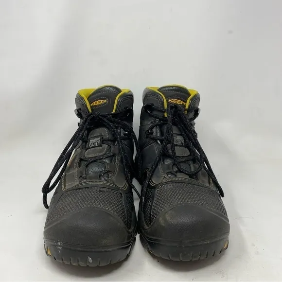 Keen Men’s Black Logandale Waterproof Work Lace Up Boots Size 9.5