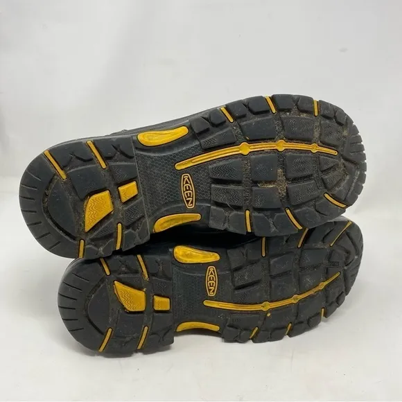 Keen Men’s Black Logandale Waterproof Work Lace Up Boots Size 9.5