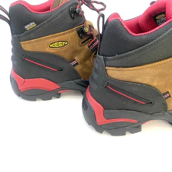 Keen Men's Brown/Ketchup Pittsburgh Steel Toe Work Boot