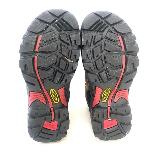 Keen Men's Brown/Ketchup Pittsburgh Steel Toe Work Boot