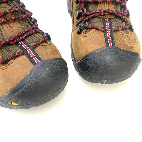 Keen Men's Brown/Ketchup Pittsburgh Steel Toe Work Boot