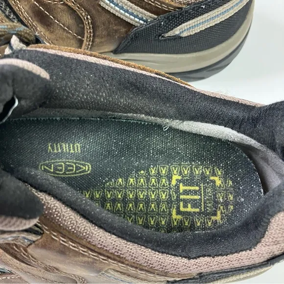 Keen | Men's Flint II Steel Toe Brown Utility Hiking Shoes 10EE