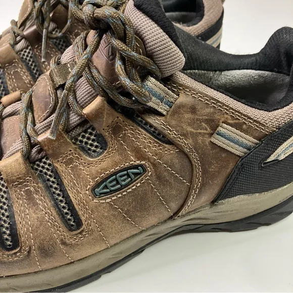 Keen | Men's Flint II Steel Toe Brown Utility Hiking Shoes 10EE
