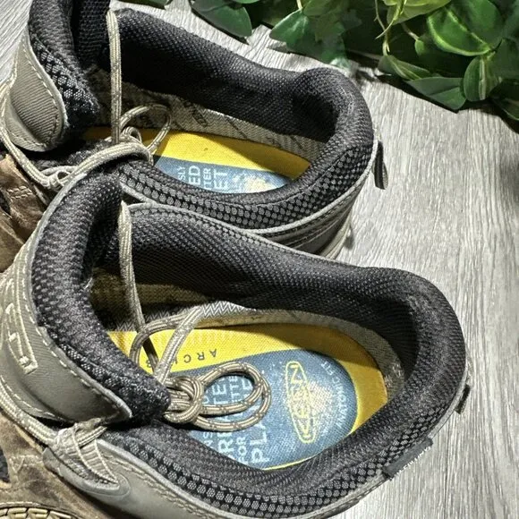 Keen Men's Targhee III Waterproof Low Hiking Shoes Bungee Cord/Black 13 1017783