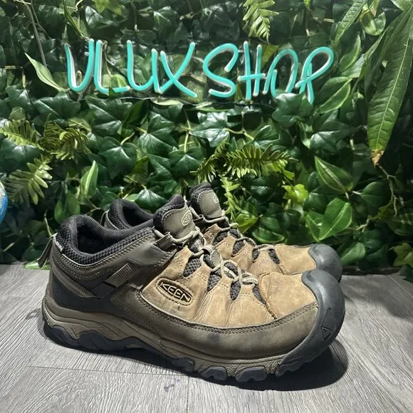 Keen Men's Targhee III Waterproof Low Hiking Shoes Bungee Cord/Black 13 1017783