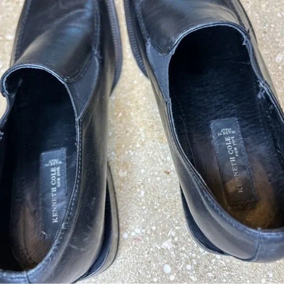 Kenneth Cole Men's Black Leather Loafers