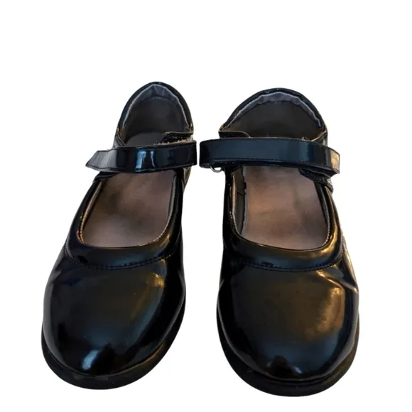 Kenneth Cole Reaction Girls Black Mary Jane Shoes Size 12.5