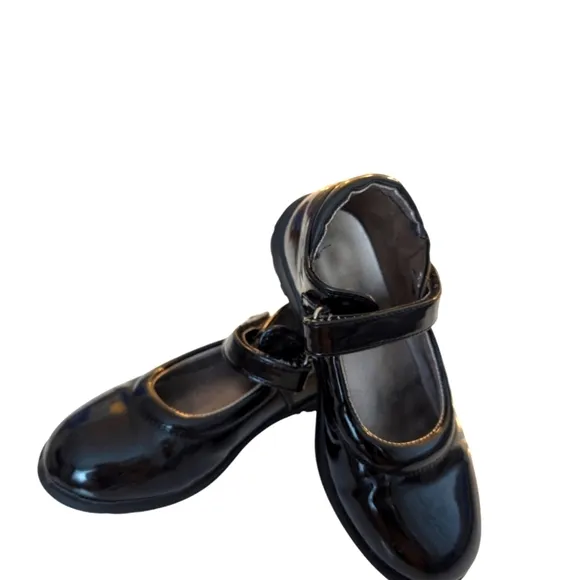 Kenneth Cole Reaction Girls Black Mary Jane Shoes Size 12.5