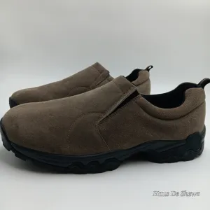 KINGSIZE SUEDE SLIP-ON SHOES SIZE 15