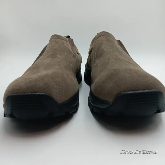 KINGSIZE SUEDE SLIP-ON SHOES SIZE 15