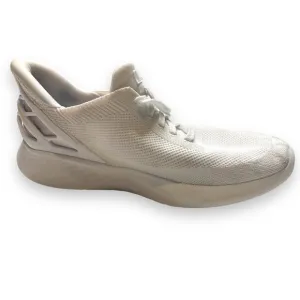 Kizik Athens Shoes Mens 8 Womens 9.5 White Knit Slip on Sneaker Hands Free