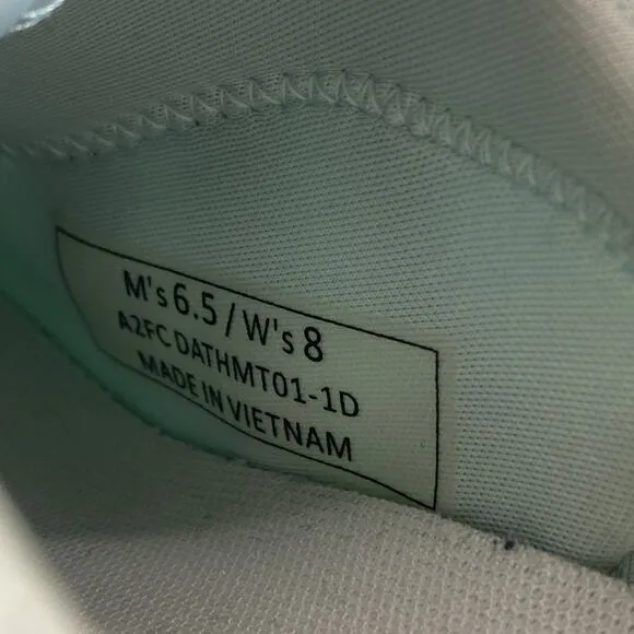 Kizik Athens Womens Teal Blue Sea Foam Size 8 Athletic Slip On Shoes