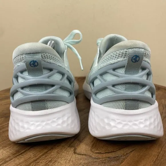 Kizik Athens Womens Teal Blue Sea Foam Size 8 Athletic Slip On Shoes