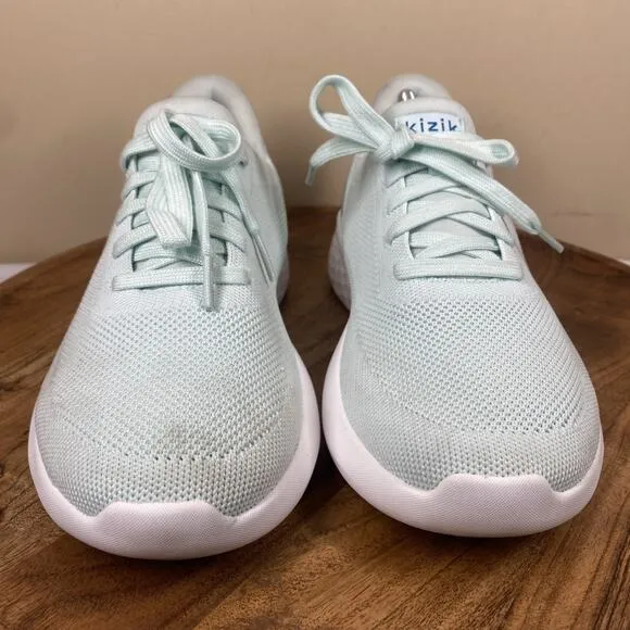 Kizik Athens Womens Teal Blue Sea Foam Size 8 Athletic Slip On Shoes
