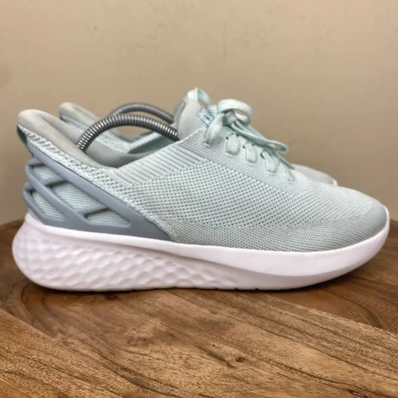 Kizik Athens Womens Teal Blue Sea Foam Size 8 Athletic Slip On Shoes
