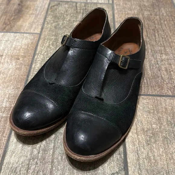 Kork-Ease Women’s Black Leather Niseda Loafers‎