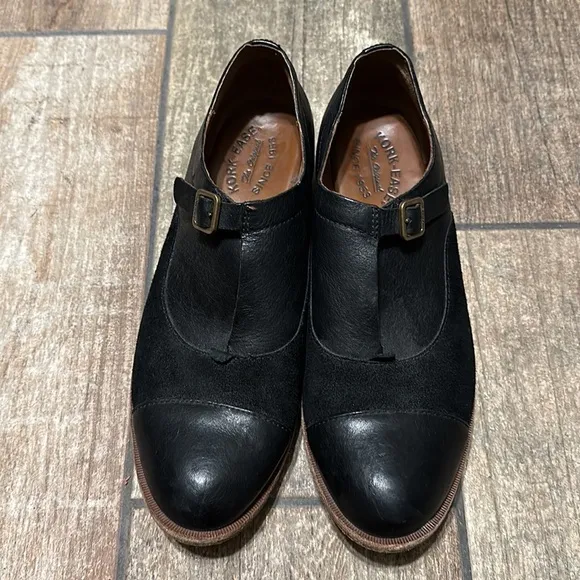 Kork-Ease Women’s Black Leather Niseda Loafers‎