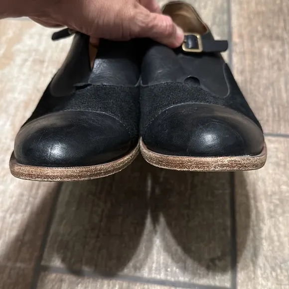 Kork-Ease Women’s Black Leather Niseda Loafers‎