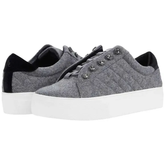 KURT GEIGER WOMEN'S LONDON LIVIAH COMFORT SHOES GREY EUR 40.5 US 9.5 NEW IN BOX