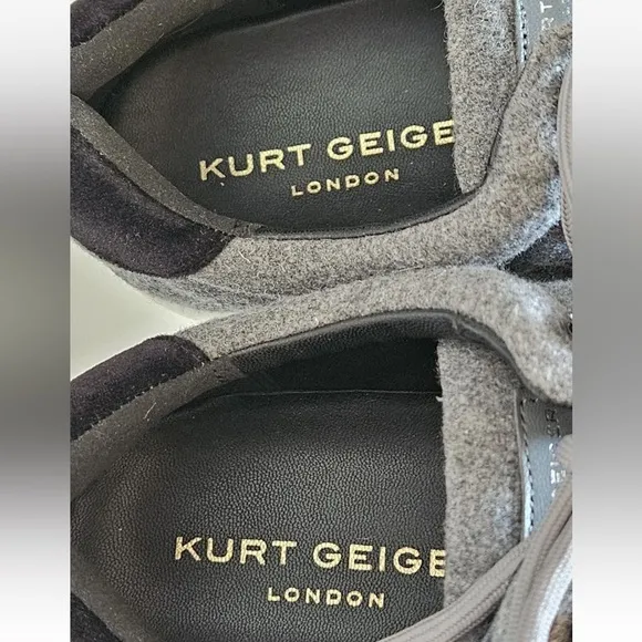 KURT GEIGER WOMEN'S LONDON LIVIAH COMFORT SHOES GREY EUR 40.5 US 9.5 NEW IN BOX