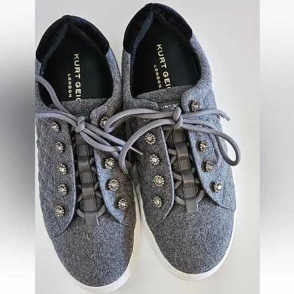 KURT GEIGER WOMEN'S LONDON LIVIAH COMFORT SHOES GREY EUR 40.5 US 9.5 NEW IN BOX