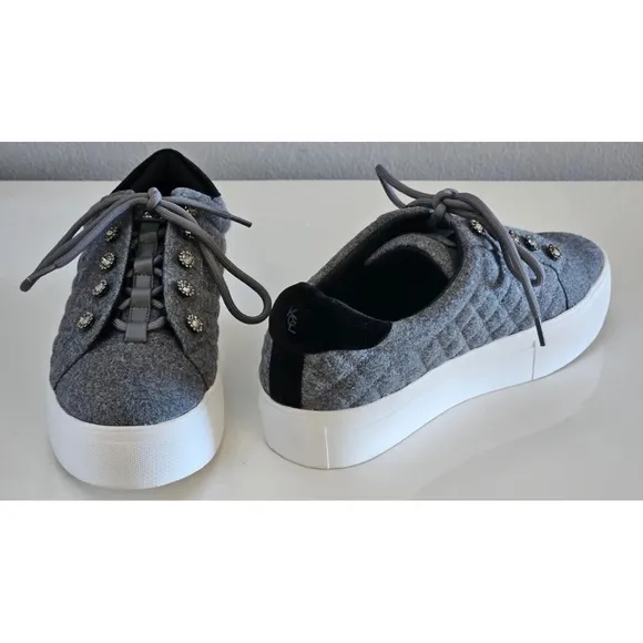 KURT GEIGER WOMEN'S LONDON LIVIAH COMFORT SHOES GREY EUR 40.5 US 9.5 NEW IN BOX