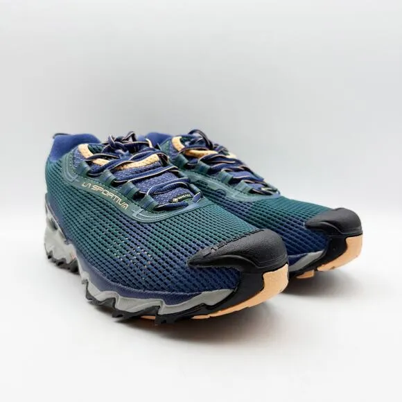 La Sportiva Womens Wildcat 2.0 GTX Shoes Size 7.5 Blue Waterproof Running NIB