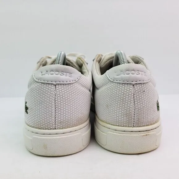 Lacoste Classic Womens Size 7.5 White Casual Low Sneaker Shoes