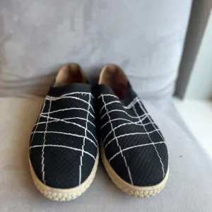 L'Amour Des Pieds Zohndra Woven Knit Slip On Sneakers Women's Size 9.5