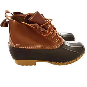 L.L. Bean duck boots bean boots tan waterproof leather SZ 8 M NWOT Brand New