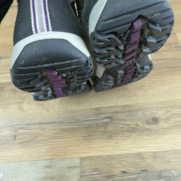 L.L. Bean Women's Boots size 7.5M 299640 Waterproof Gray Blue VERTIGRIP