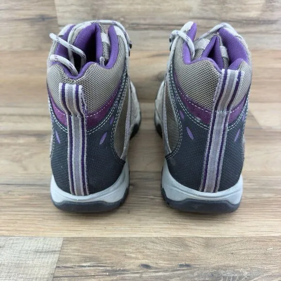 L.L. Bean Women's Boots size 7.5M 299640 Waterproof Gray Blue VERTIGRIP