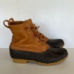 L.L.Bean Men's Leather The Original Bean Boots 8&quot;, Size 8M