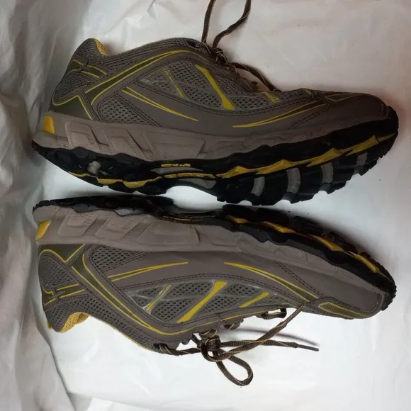 Lowa STG 3D Hiking Trail Sport Shoes Men's Size 11 Gray/Yellow