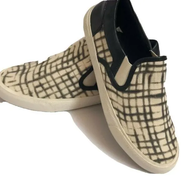 Lucky Brand Shoes 8.5M Sneakers Black/crm Slip On