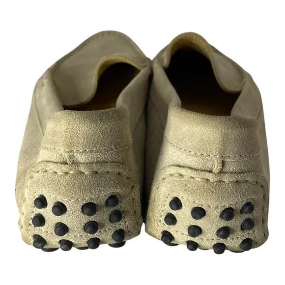 M. Gemi Italy Women’s Loafers Drivers Shoes Slip On Cream Size 10.5