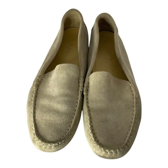 M. Gemi Italy Women’s Loafers Drivers Shoes Slip On Cream Size 10.5