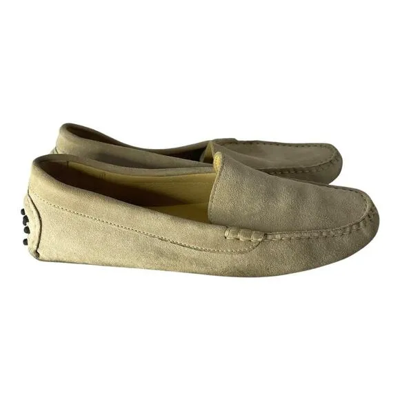 M. Gemi Italy Women’s Loafers Drivers Shoes Slip On Cream Size 10.5