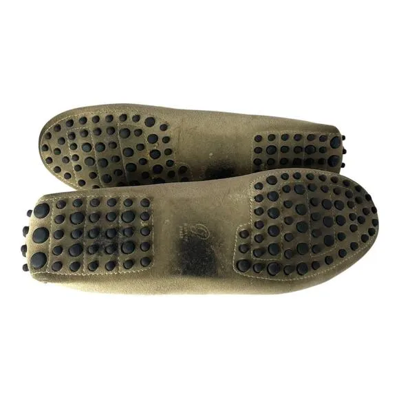 M. Gemi Italy Women’s Loafers Drivers Shoes Slip On Cream Size 10.5