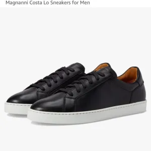 Magnanni Costa Lo Black Sneakers for Men size US 11 gently used