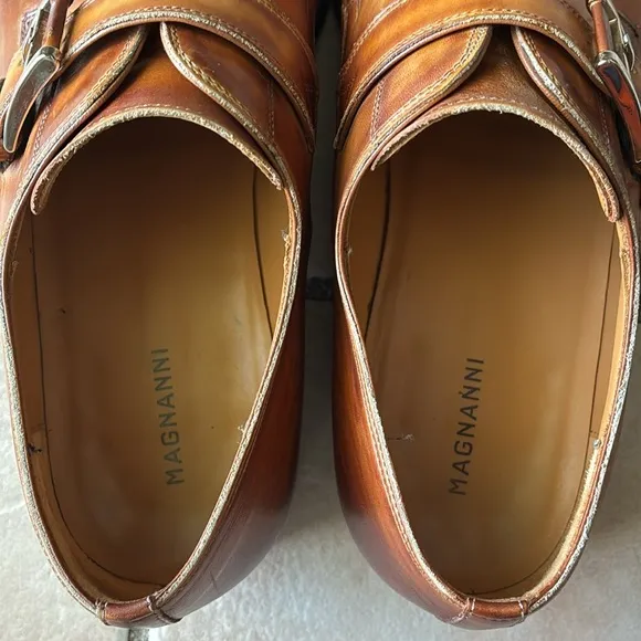 Magnanni Marco Monk Strap Leather Dress Shoe