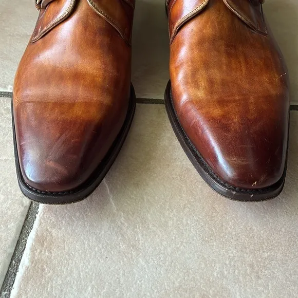 Magnanni Marco Monk Strap Leather Dress Shoe
