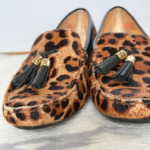 Marc Joseph New York Leopard Pony Hair Loafers 10 Quiet Luxury Statement Loafers